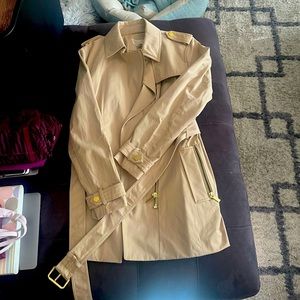 Michael Kors mid-length trench style jacket